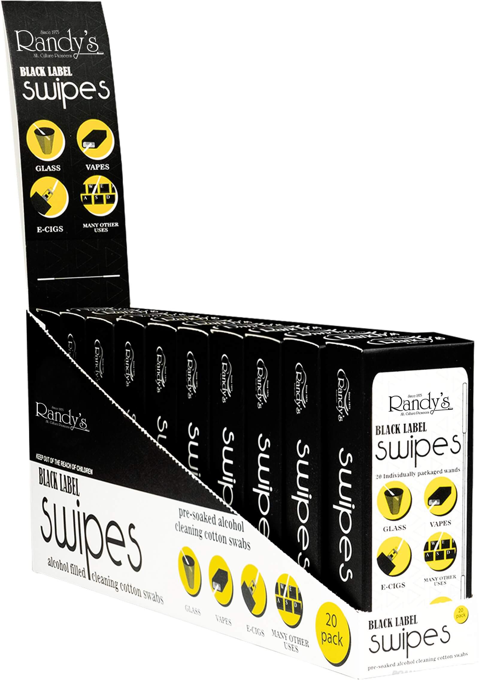 RANDYS BLACK LABEL SWIPES 10/20 PACKS