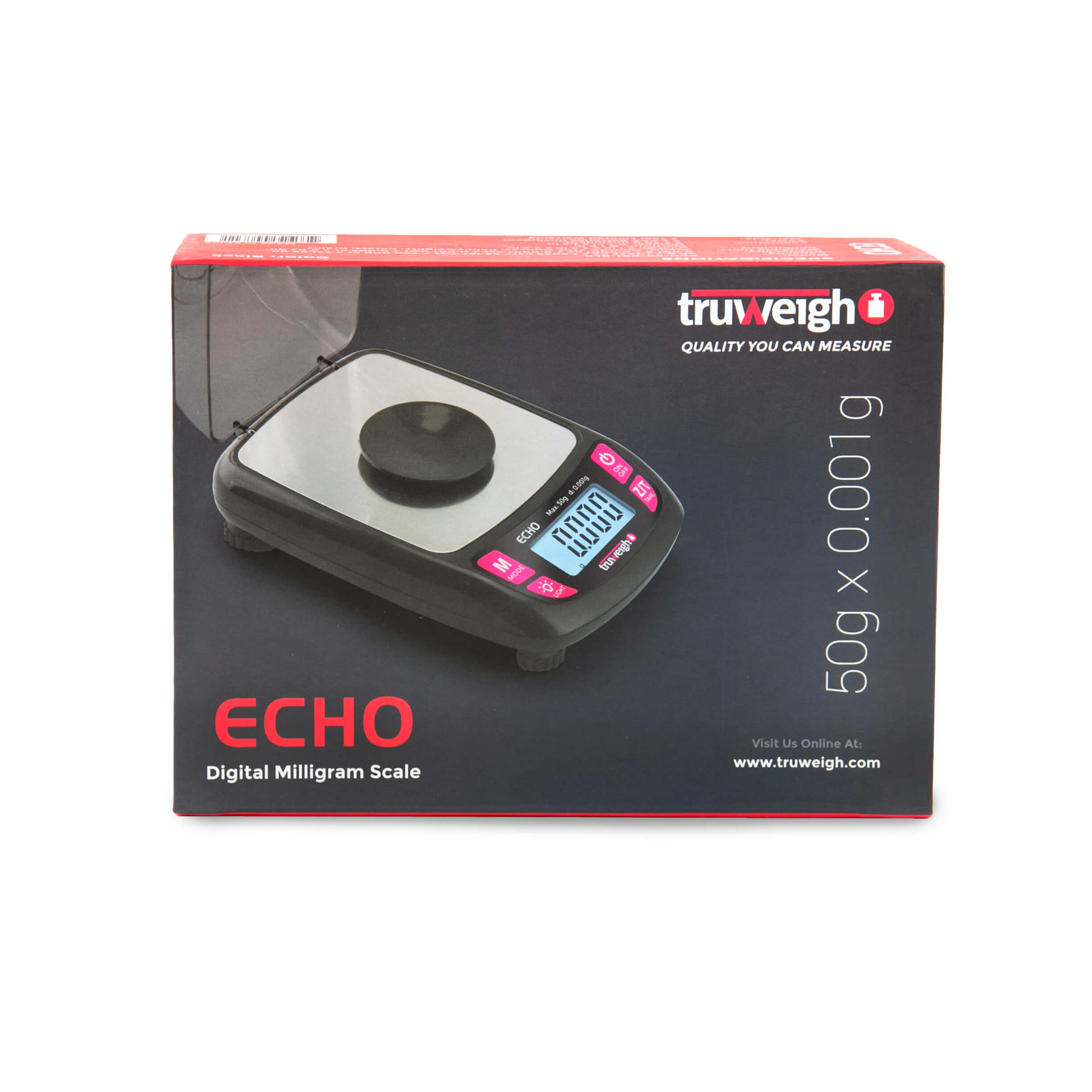 TRUWEIGH ECHO 50G X 0.001G DIGITAL MILLIGRAM SCALE