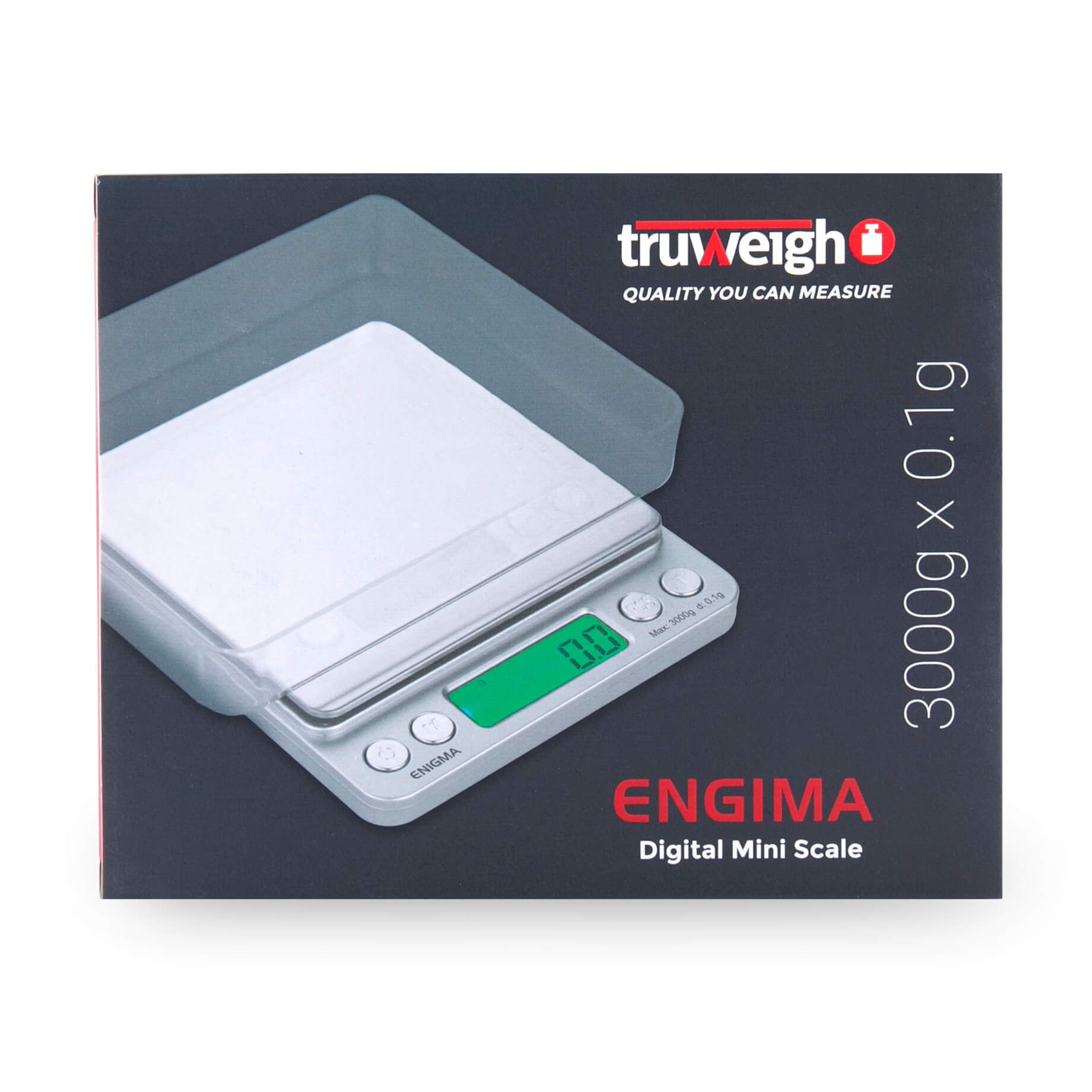 TRUWEIGH ENGIMA DIGITAL MINI SCALE - 3000G x 0.1G