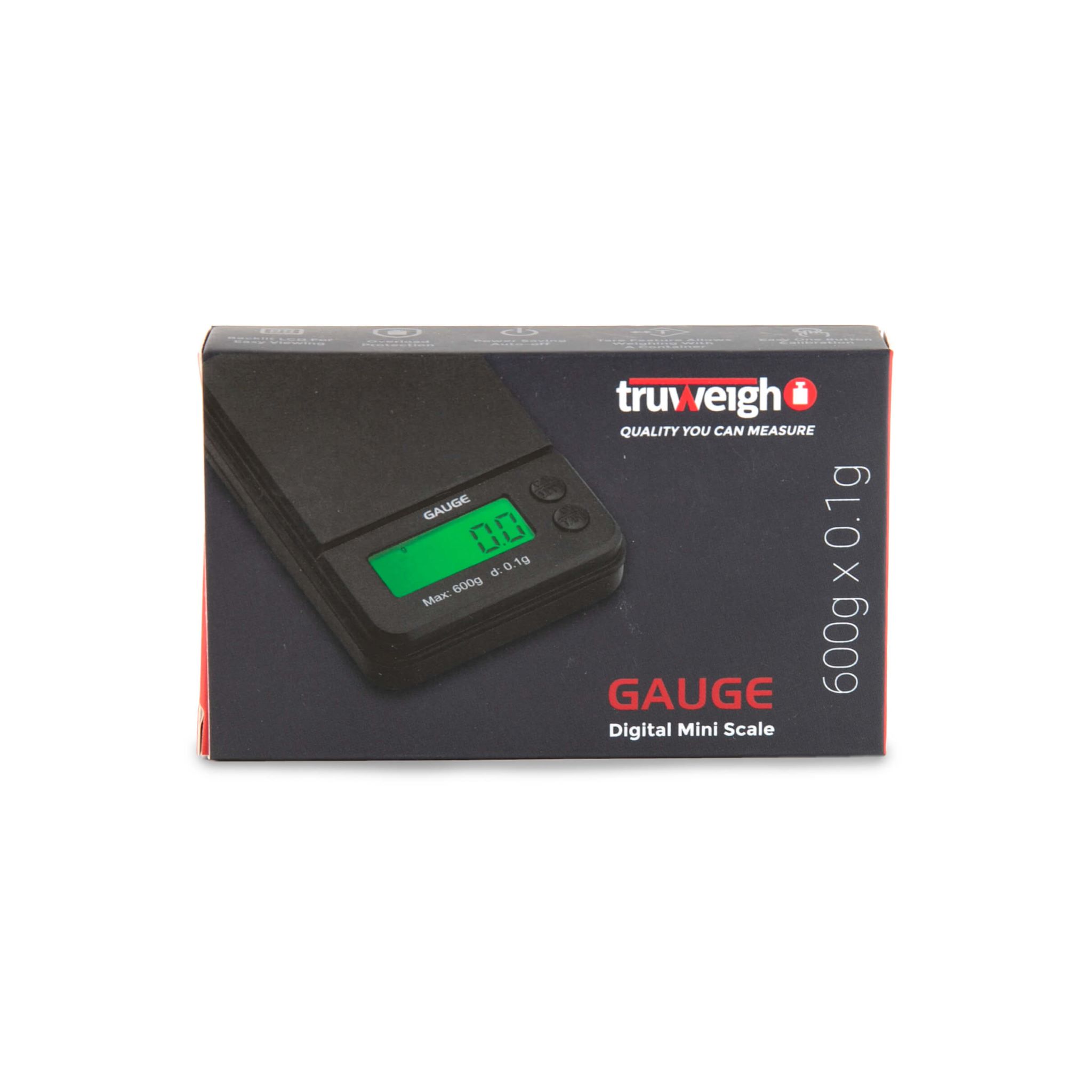 TRUWEIGH GAUGE 600G X 0.1G DIGITAL MINI SCALE