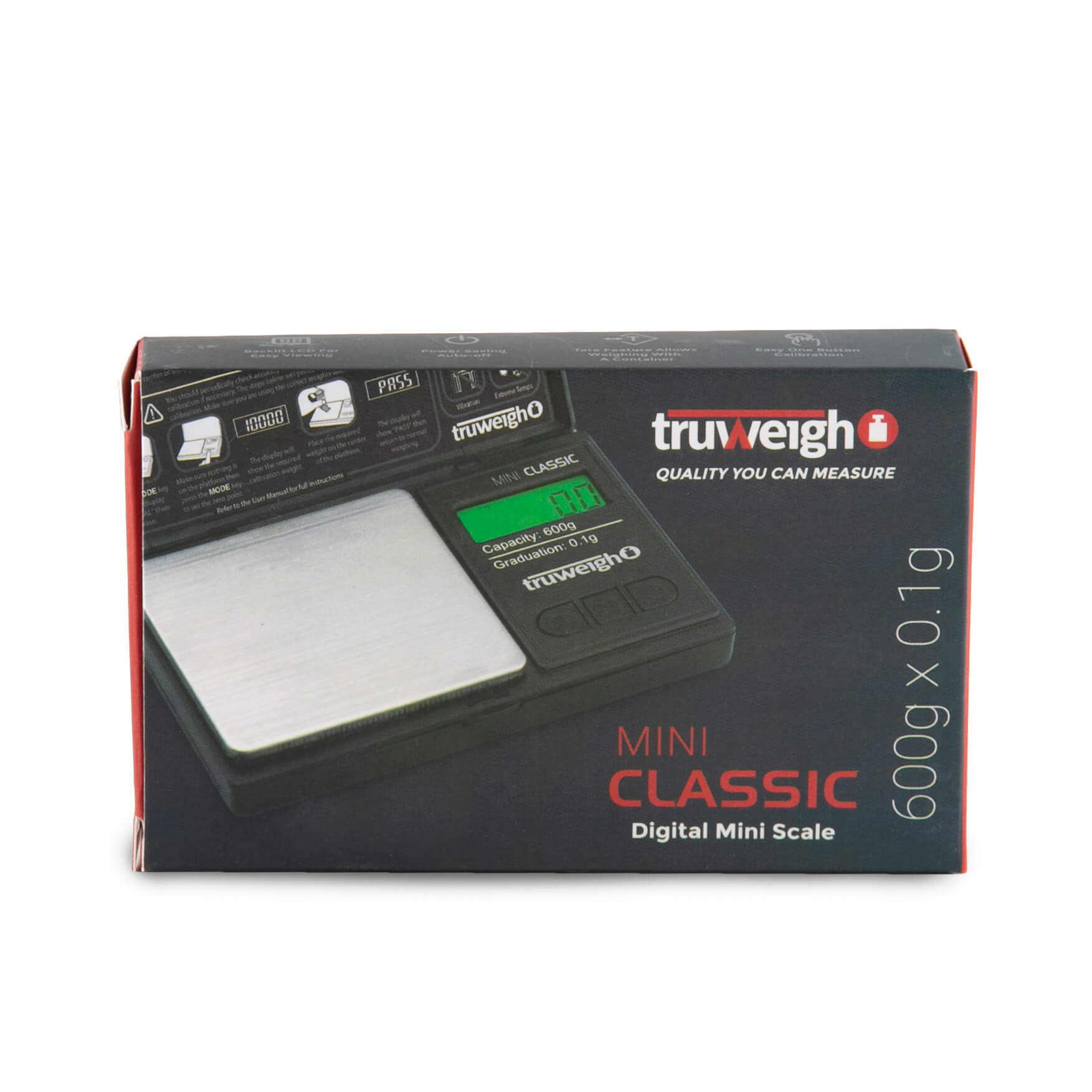 TRUWEIGH MINI CLASSIC DIGITAL SCALE - 600G x 0.1G