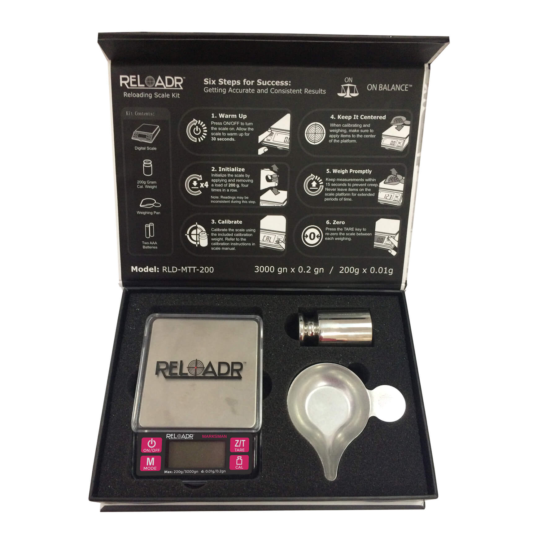 TRUWEIGH RELOADR MARKSMAN 100G X 0.005G DIGITAL RELOADING SCALE - Image 2