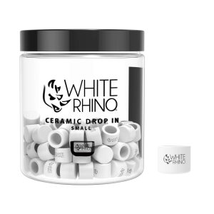 WHITE RHINO CERAMIC DROP IN SMALL 100 COUNT