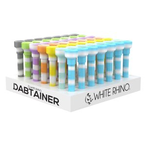 WHITE RHINO DABTAINER GLOW IN THE DARK 49PCS