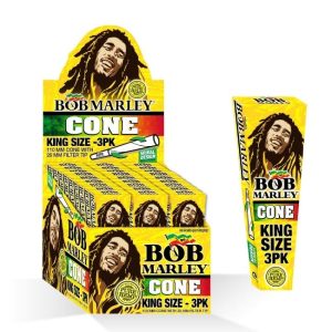 BOB MARLEY HEMP CONE KING SIZE 33/3 PACKS
