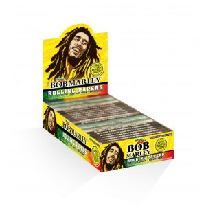 BOB MARLEY 1 1/4 SIZE PURE HEMP PAPERS 25/50 PACKS