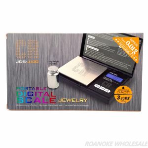 CR PORTABLE DIGITAL SCALE JEWELRY JDS-J100 SILVER BODY 100G X 0.01G