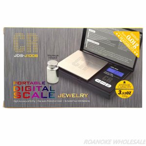 CR PORTABLE DIGITAL SCALE JEWELRY JDS-J100B BLACK BODY 100G X 0.01G