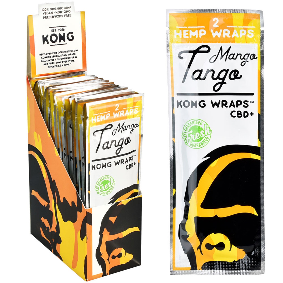 KONG ORGANIC HEMP WRAPS 25/2 PACKS - Image 2