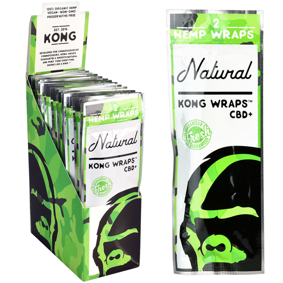 KONG ORGANIC HEMP WRAPS 25/2 PACKS - Image 3