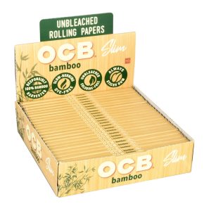OCB BAMBOO ROLLING PAPERS SLIM SIZE 24PCS