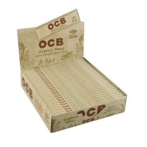 OCB ORGANIC HEMP ROLLING PAPERS SLIM SIZE 24PCS