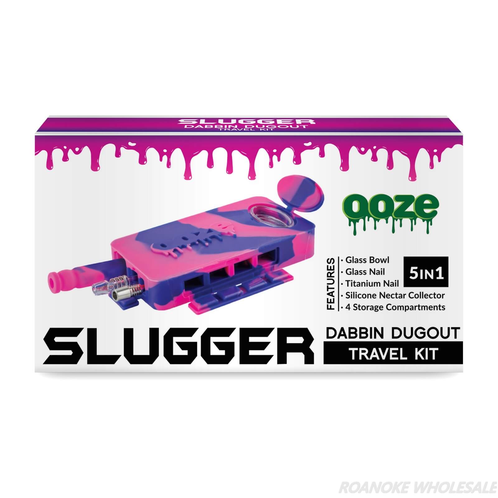OOZE SLUGGER DABBIN DUGOUT SILICONE TRAVEL DAB KIT - Image 4