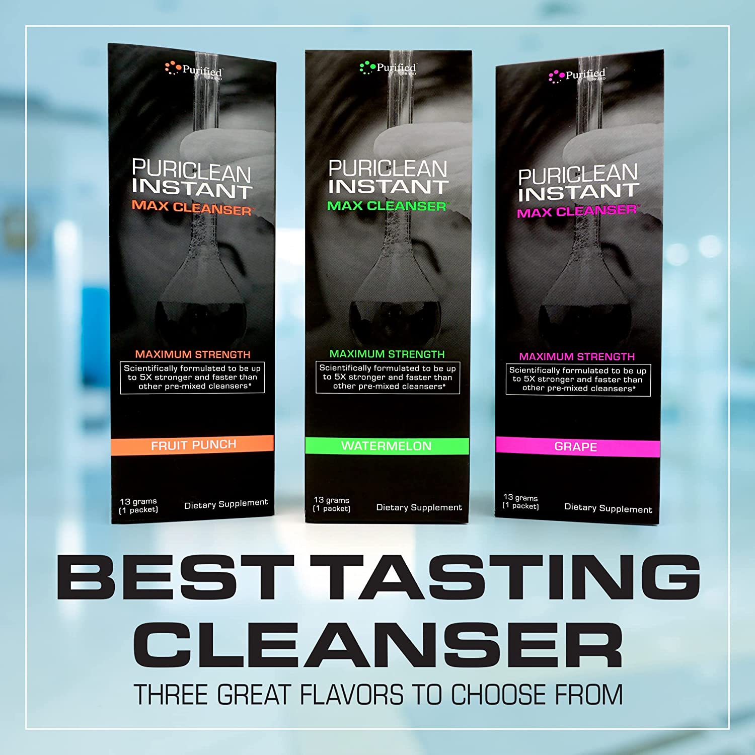 PURICLEAN INSTANT MAX CLEANSER MAXIMUM STRENGTH 13 GRAMS 1 PACKET - Image 2