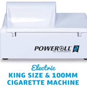 TOP POWEROLL 2 ELECTRIC CIGARETTE MACHINE - KING SIZE & 100MM