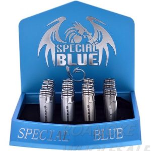 SPECIAL BLUE MINI TORCH LIGHTERS - BULLET DELUXE (LT141) 12PCS [NO SHIPPING]