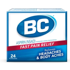 BC ASPIRIN (845MG) 24 PACKETTES OF 6-PACKS EACH