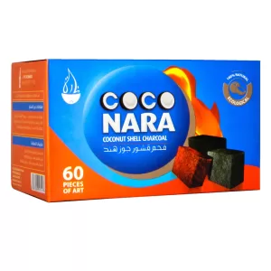 COCO NARA COCONUT SHELL CHARCOAL 60PCS