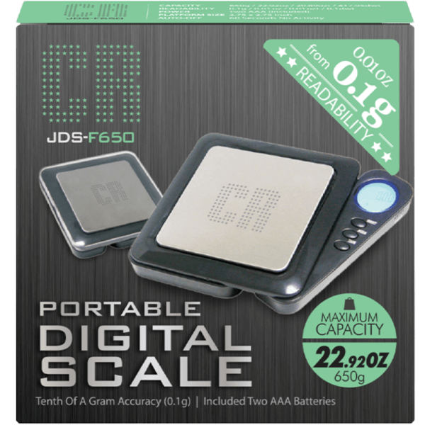 CR JDS-F650 PORTABLE DIGITAL SCALE 650G X 0.1G