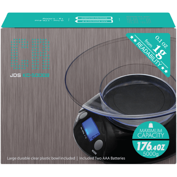 CR JDS KC-5000B PORTABLE DIGITAL SCALE 5000G X 1G