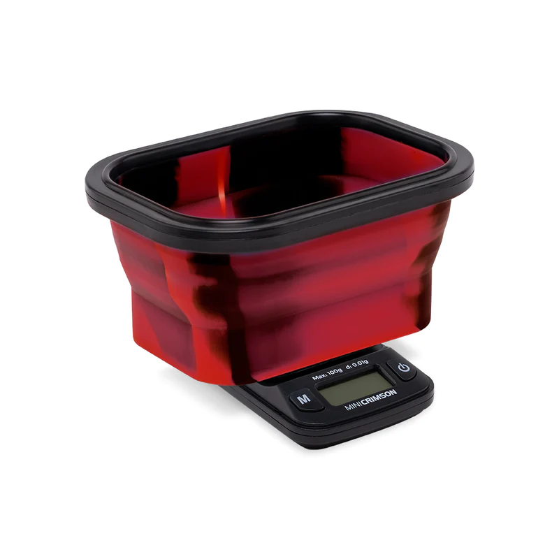 TRUWEIGH MINI CRIMSON 100G X 0.01 COLLAPSIBLE BOWL SCALE - Image 6