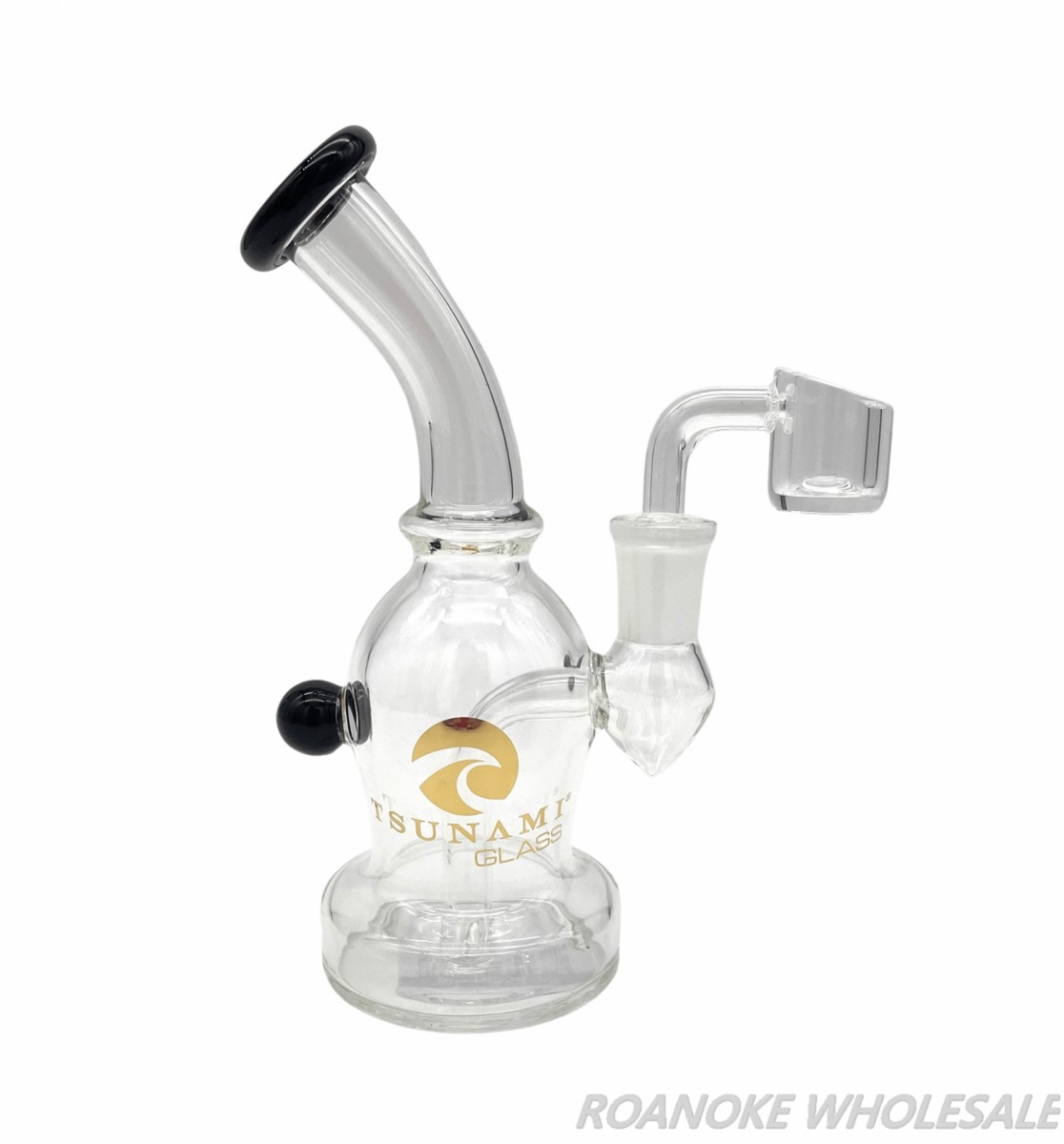 TSUNAMI MINI EGG RIG 6" GLASS WATER PIPE