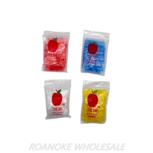 PLASTIC ZIP BAGS 3838 SIZE