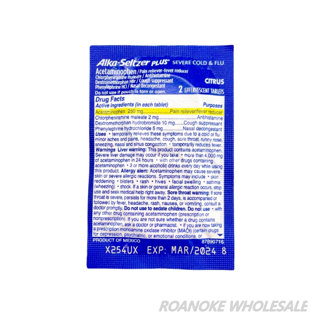 ALKA-SELTZER PLUS COLD & FLU - CITRUS - Image 2