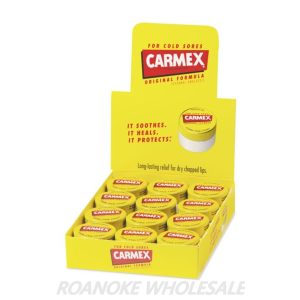 CARMEX CLASSIC LIP BALM JAR .25OZ 12PCS