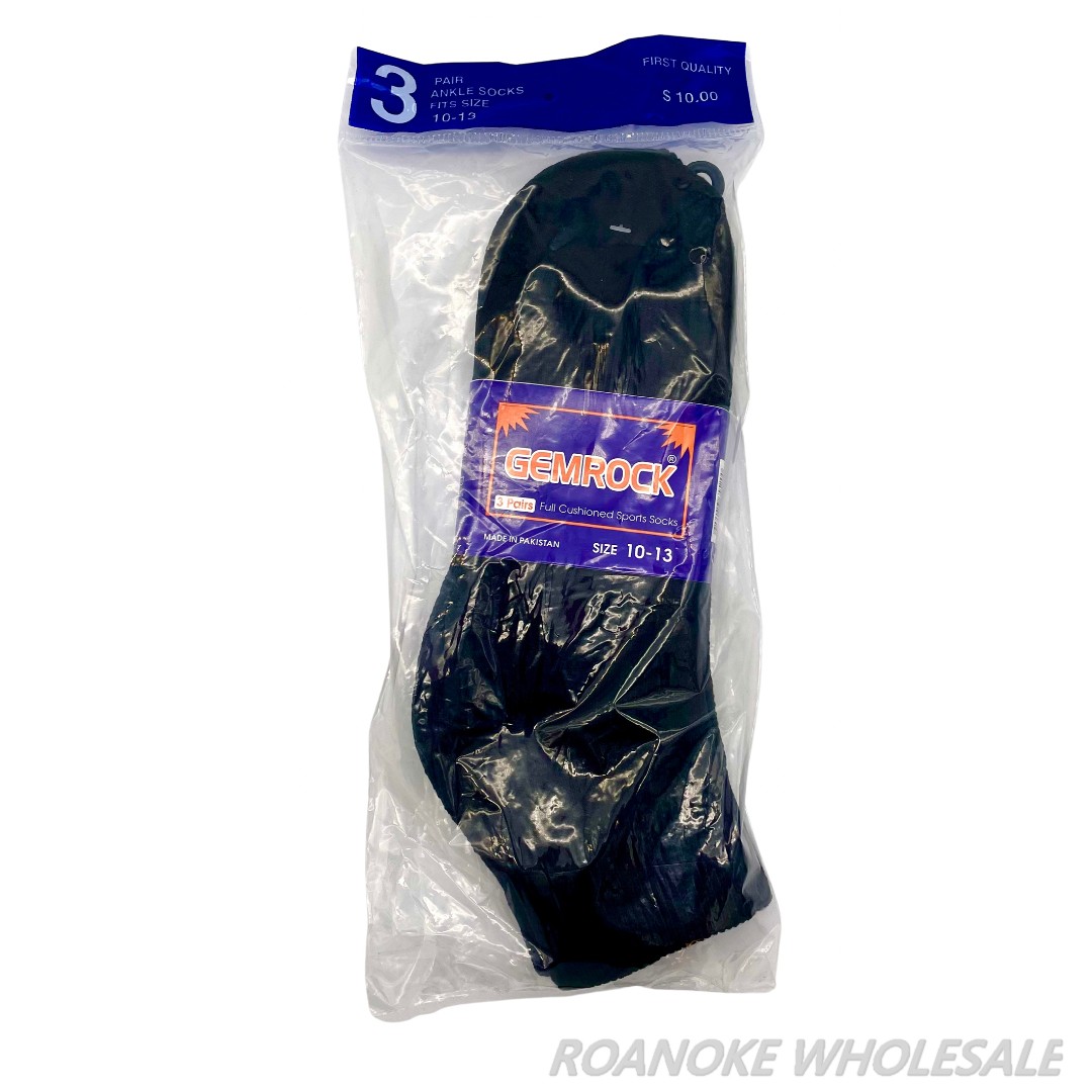 GEMROCK ANKLE SOCKS 3 PAIRS - Image 2