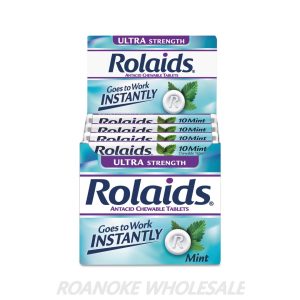 ROLAIDS ULTRA STRENGTH ANTACID (MINT) 12PCS