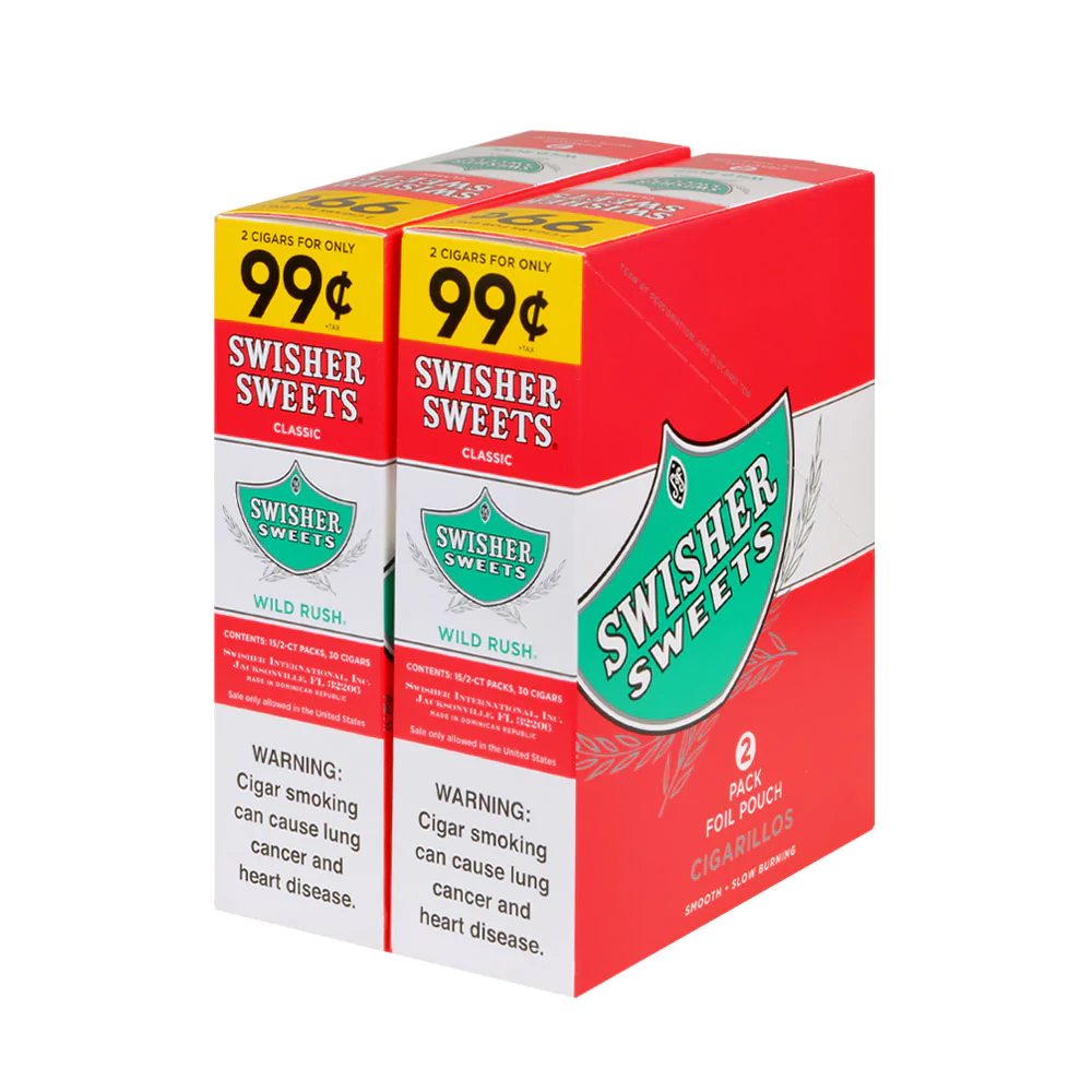 SWISHER SWEETS CIGARILLOS (2 FOR $0.99) 30/2 PACKS - Image 2