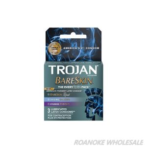 TROJAN BARESKIN 6-PACK OF 3PCS