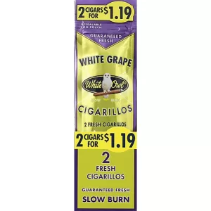 WHITE OWL CIGARILLOS (2 FOR $1.19) 30/2 PACKS