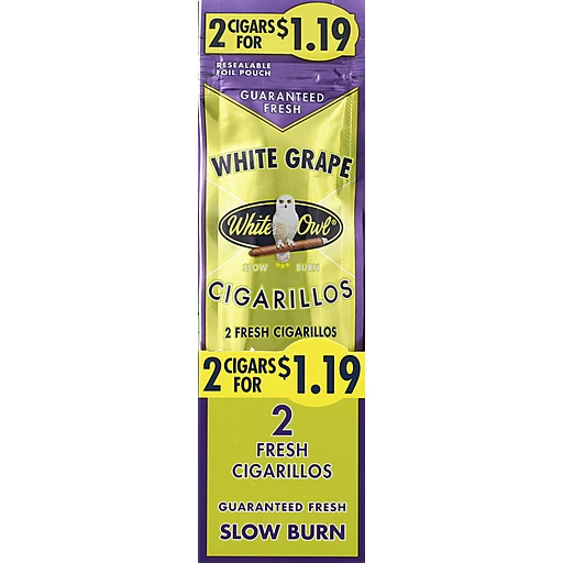 WHITE OWL CIGARILLOS (2 FOR $1.19) 30/2 PACKS