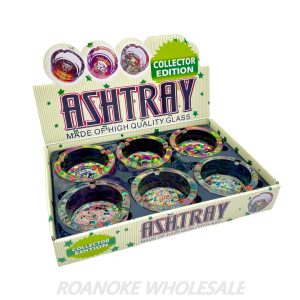 ASHTRAYS COLLECTOR EDITION (COLOR SKULLS DESIGN) 6PCS