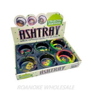 ASHTRAYS COLLECTOR EDITION (BOB MARLEY DESIGNS) 6PCS