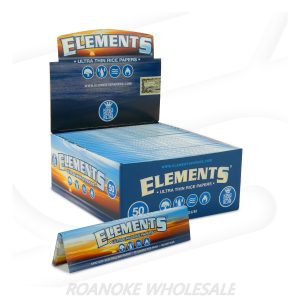 ELEMENTS ULTRA THIN RICE PAPERS - KING SIZE 50PCS