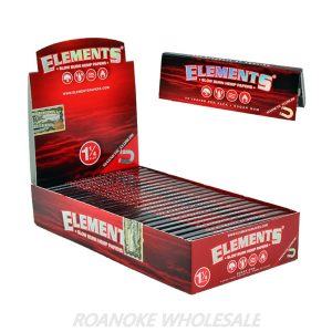 ELEMENTS SLOW BURN HEMP PAPERS - 1&1/4 SIZE 25PCS