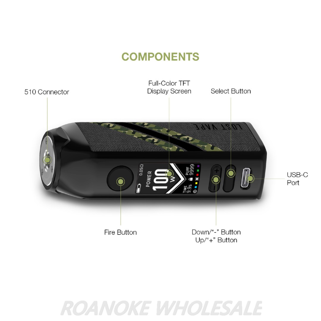 LOST VAPE QUEST BACK TO BASIC KIT 100W - Image 2