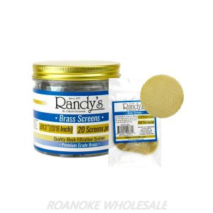 RANDYS BRASS SCREENS .812" (13/16 INCH) 20 SCREENS PER PACK