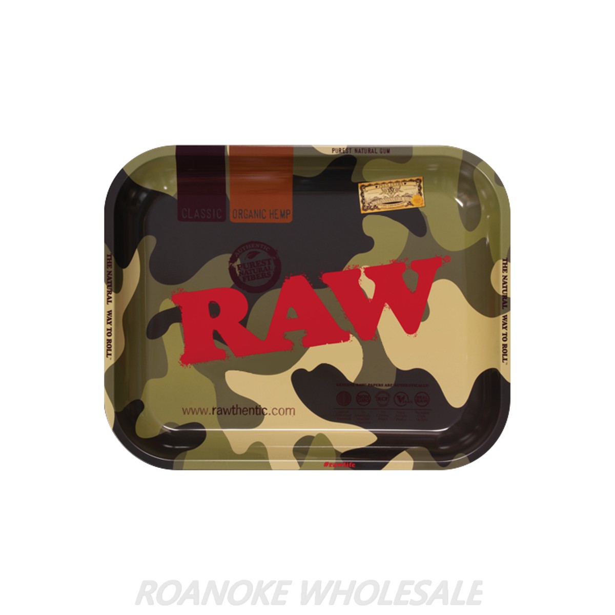 RAW LARGE CAMO ROLLING TRAY