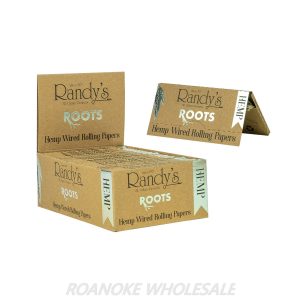 RANDYS ROOTS HEMP WIRED ROLLING PAPERS 25PCS
