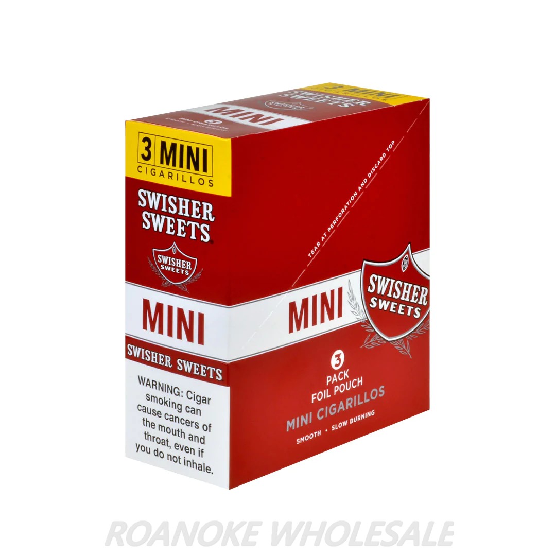 SWISHER SWEETS MINI CIGARILLOS 15/3 PACKS