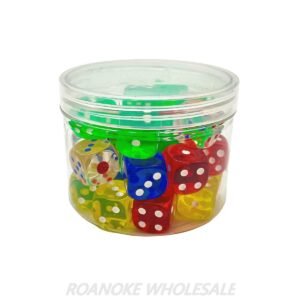 DICE JAR CLEAR 30PCS
