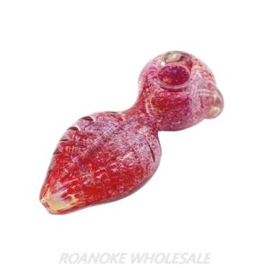 SPOON PIPES (5") SAND FILLED LEAF DESIGN