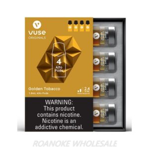 VUSE ALTO PODS 2.4% 4PK - GOLDEN TOBACCO