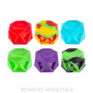 OOZE GEODE SILICONE GLASS CONTAINER 12PCS