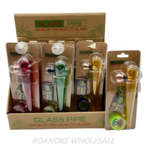 GLASS PIPE MIX COLORS KIT / 5 SCREENS 12PCS