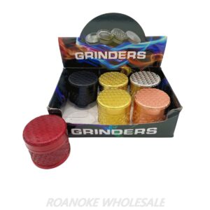 SOLID WINDBLOW 63MM METAL GRINDER 6PCS